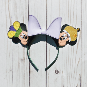 Mouse Couple Mardi Gras Headband