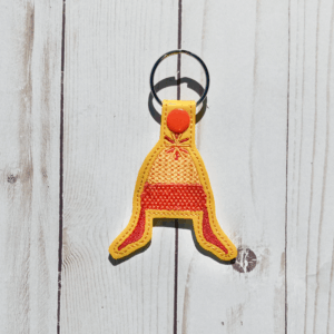 Space Cowboy Knit Hat Key Fob