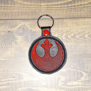 Rebel Symbol Key Fob