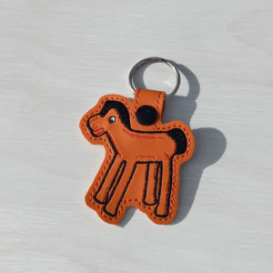 Clay Horse Key Fob