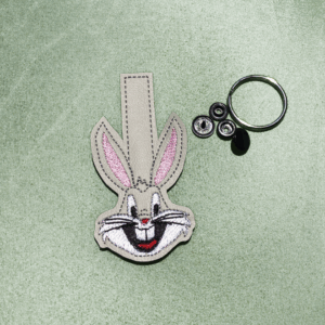 Mischievous Rabbit Key Fob