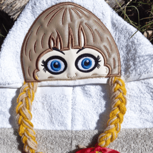 Evil Doll Hooded Towel