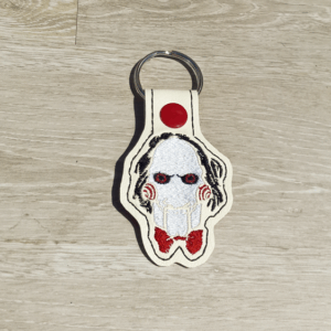 Evil Puppet Face Key Fob