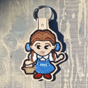 Chibi Traveling Girl Key Fob