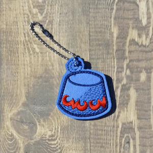 Blue Fez Bag Dangle