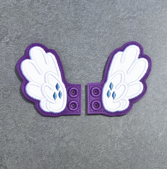 Diamond Pony Shoe Wings