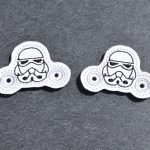 Trooper Helmet Shoe Charms