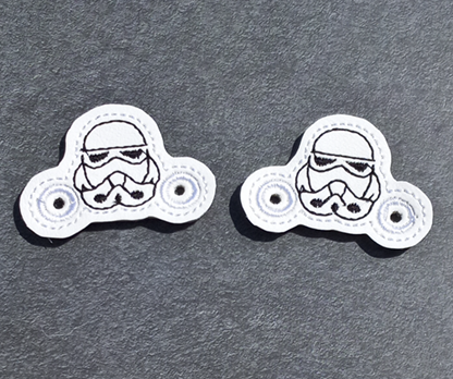 Trooper Helmet Shoe Charms