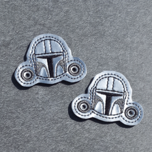 Bounty Hunter Helmet Shoe Charms