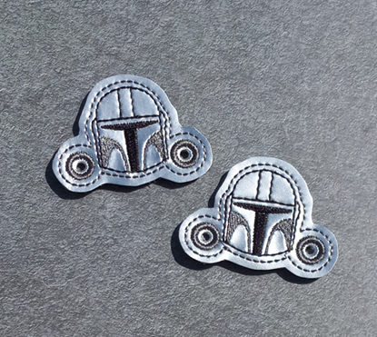 Bounty Hunter Helmet Shoe Charms