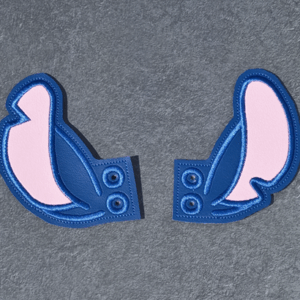 Blue Alien Ear Shoe Wings