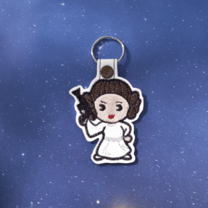 Chibi Space Princess Key Fob