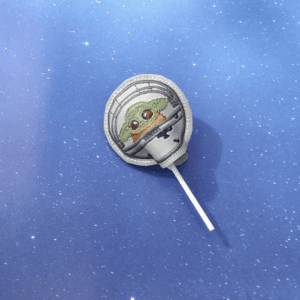 Green Alien w/Pod Lollipop Holder