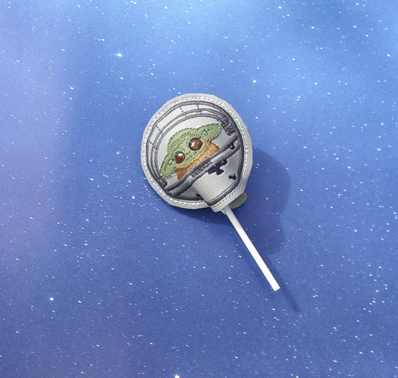 Green Alien w/Pod Lollipop Holder