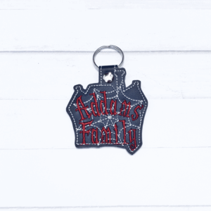 Creepy Family Logo Key Fob