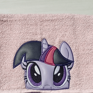 Sparkle Pony Hooded Towel