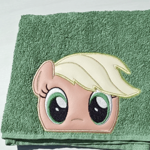 Apple Pony Hooded Towel
