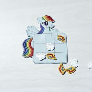 Rainbow Pony Tic Tac Toe Set