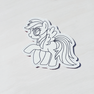 Rainbow Pony Color Tile