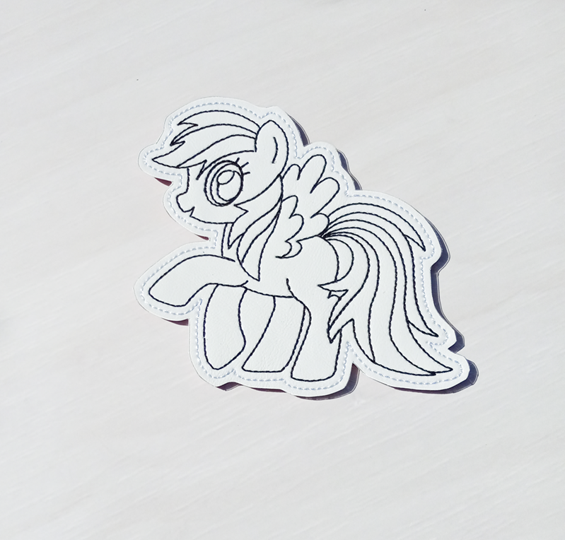 Rainbow Pony Color Tile