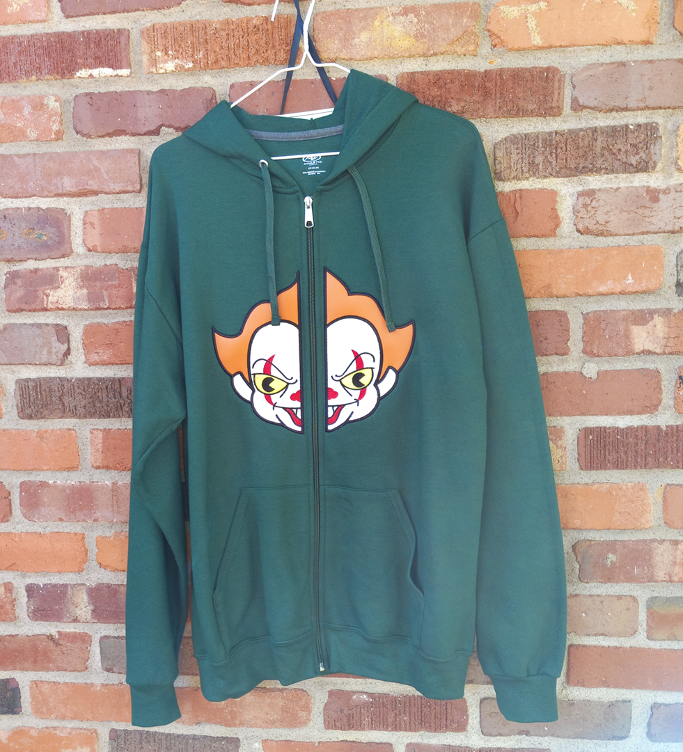 Evil Clown Split Hoodie