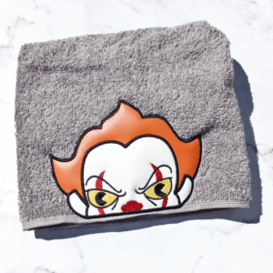 Chibi Evil Clown Hooded Towel