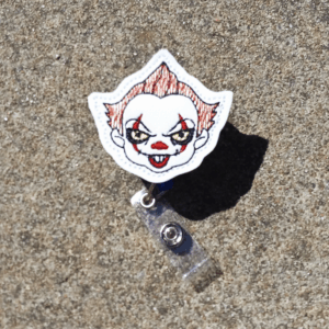 Evil Clown Badge Reel