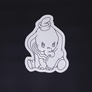 Flying Elephant Color Tile