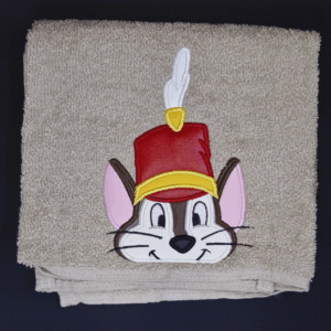 Circus Mouse Hooded Towel