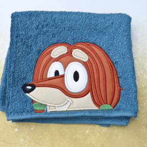Afghan Hound Friend Hooded Towel