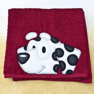 Dalmatian Friend Hooded Towel