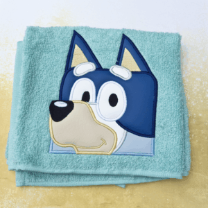 Blue Heeler Dad Hooded Towel