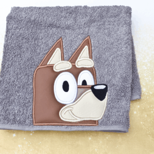 Red Kelpie Friend Hooded Towel