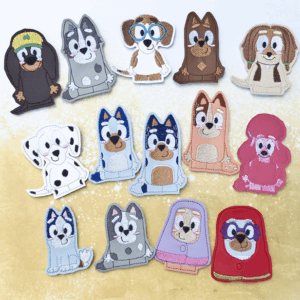 Aussie Dogs & Friend Finger Puppets