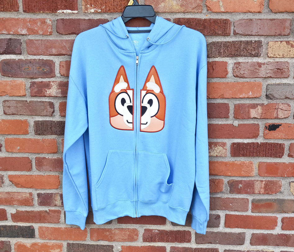 Red Heeler Split Hoodie