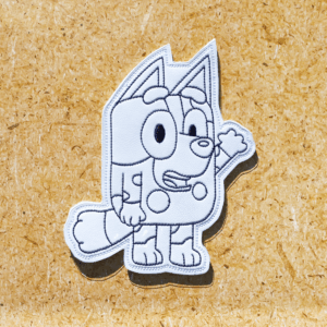 White & Gray Heeler Cousin Color Tile