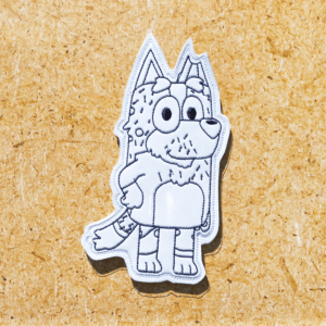 Blue Heeler Grandpa Color Tile