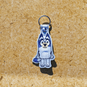 Blue Heeler Dog Key Fob