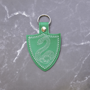 Snake Crest Key Fob