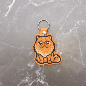 Cat Familiar Key Fob