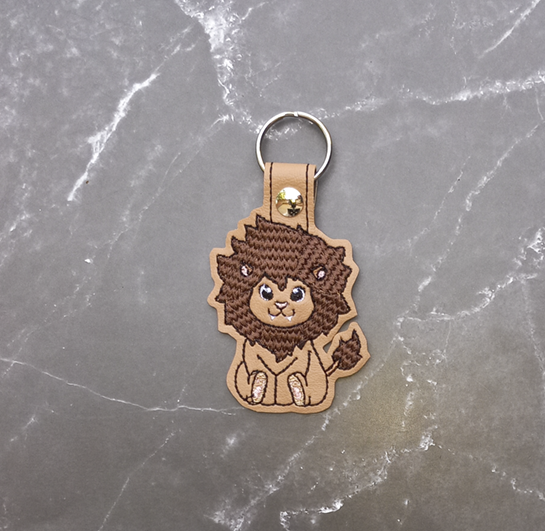 Lion Mascot Key Fob