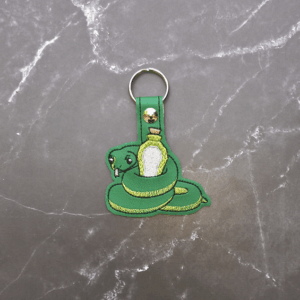 Snake Mascot Key Fob