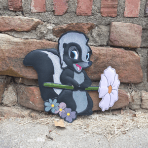 Shy Skunk Decorative Piece