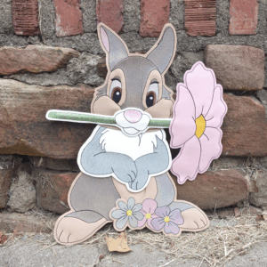 Excited Bunny Decorative Piece