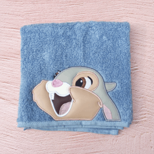 Excited Bunny Hooded Towel