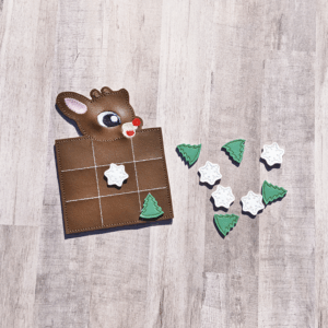 Reindeer Tic Tac Toe Set