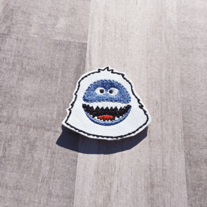 Blue Face Yeti Head Feltie