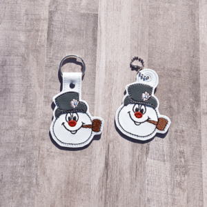 Snowman Head Fob / Dangle