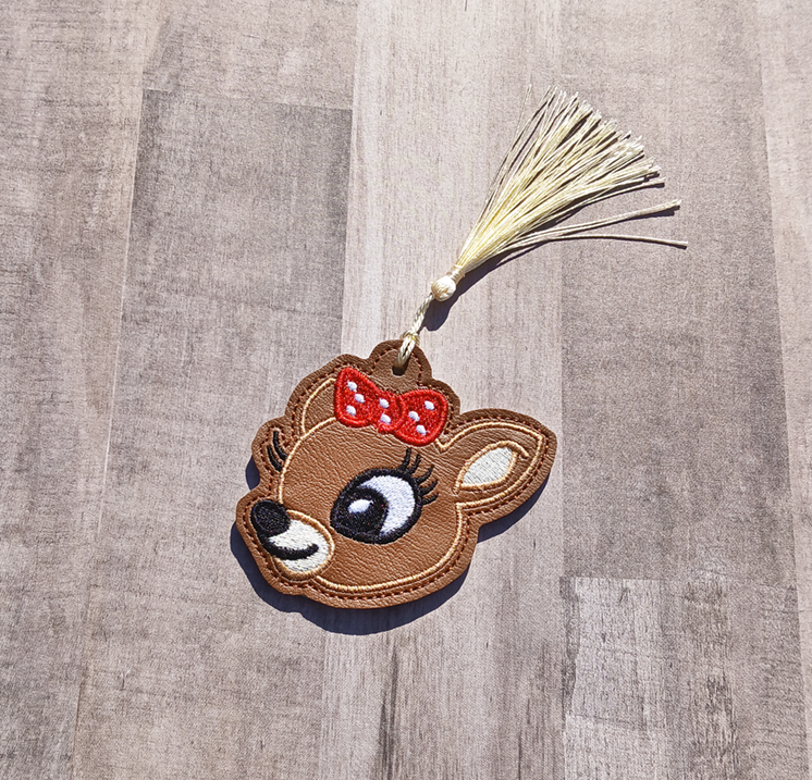 Female Reindeer Bookmark