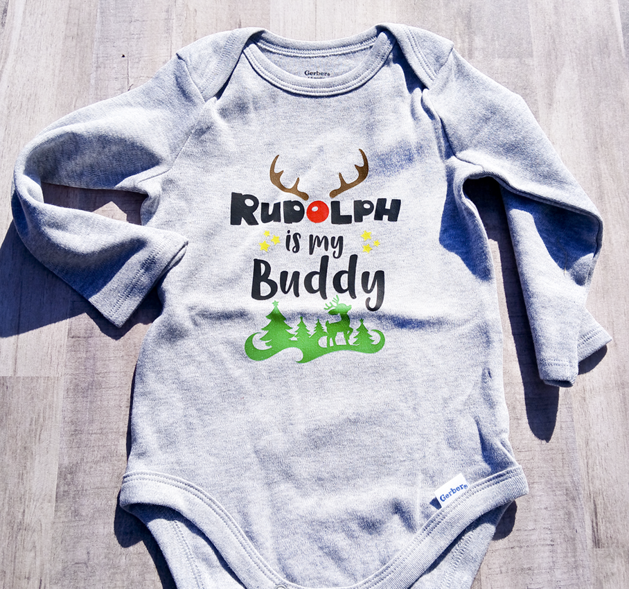 Rudolph Is My Buddy Babywear